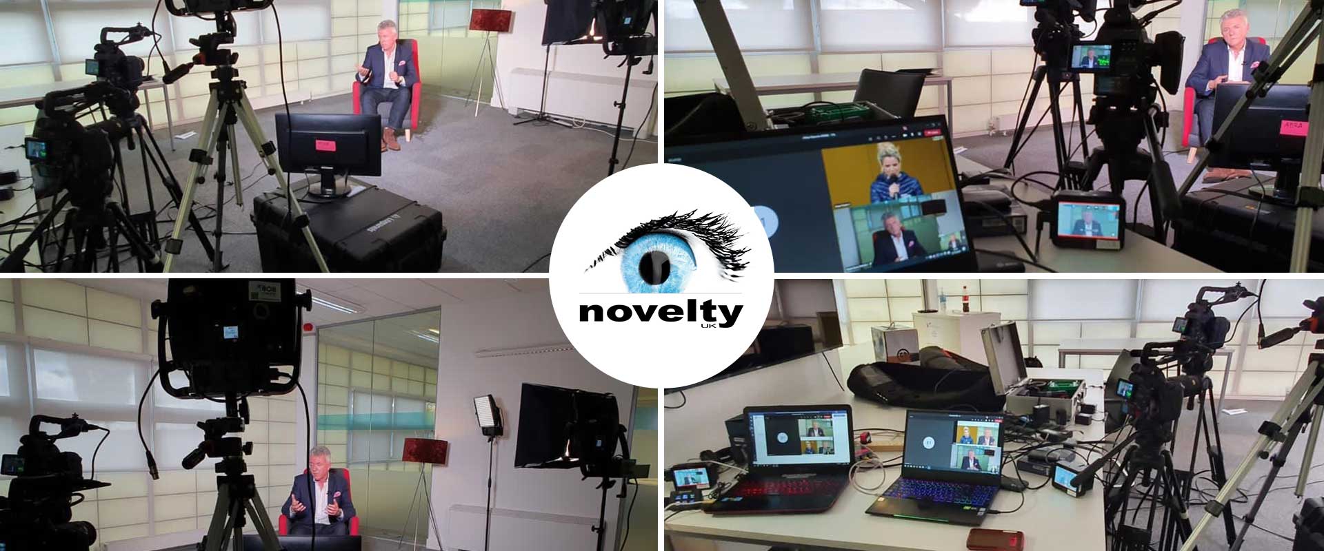 Visuel Novelty UK's team filming and streaming for the digital event “Renault eWays”