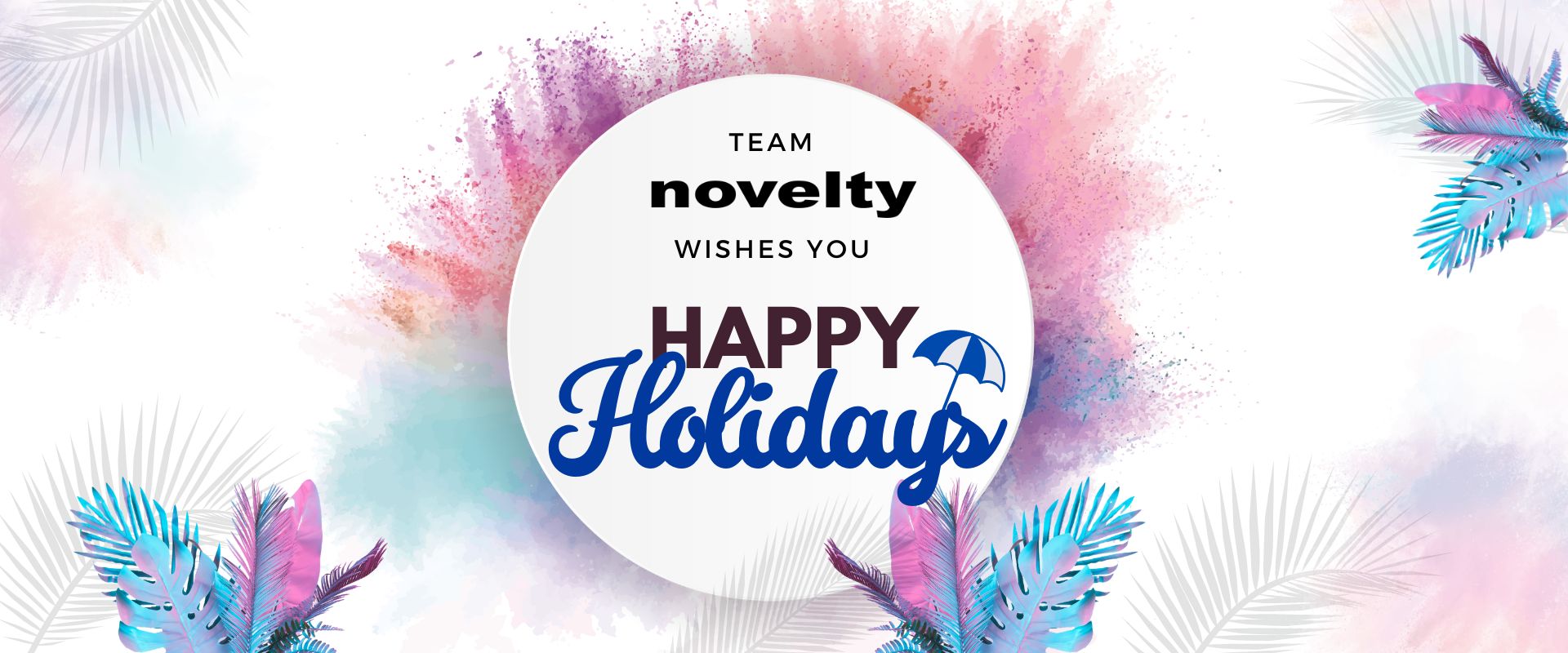 Visuel Team Novelty wishes you happy Holidays !