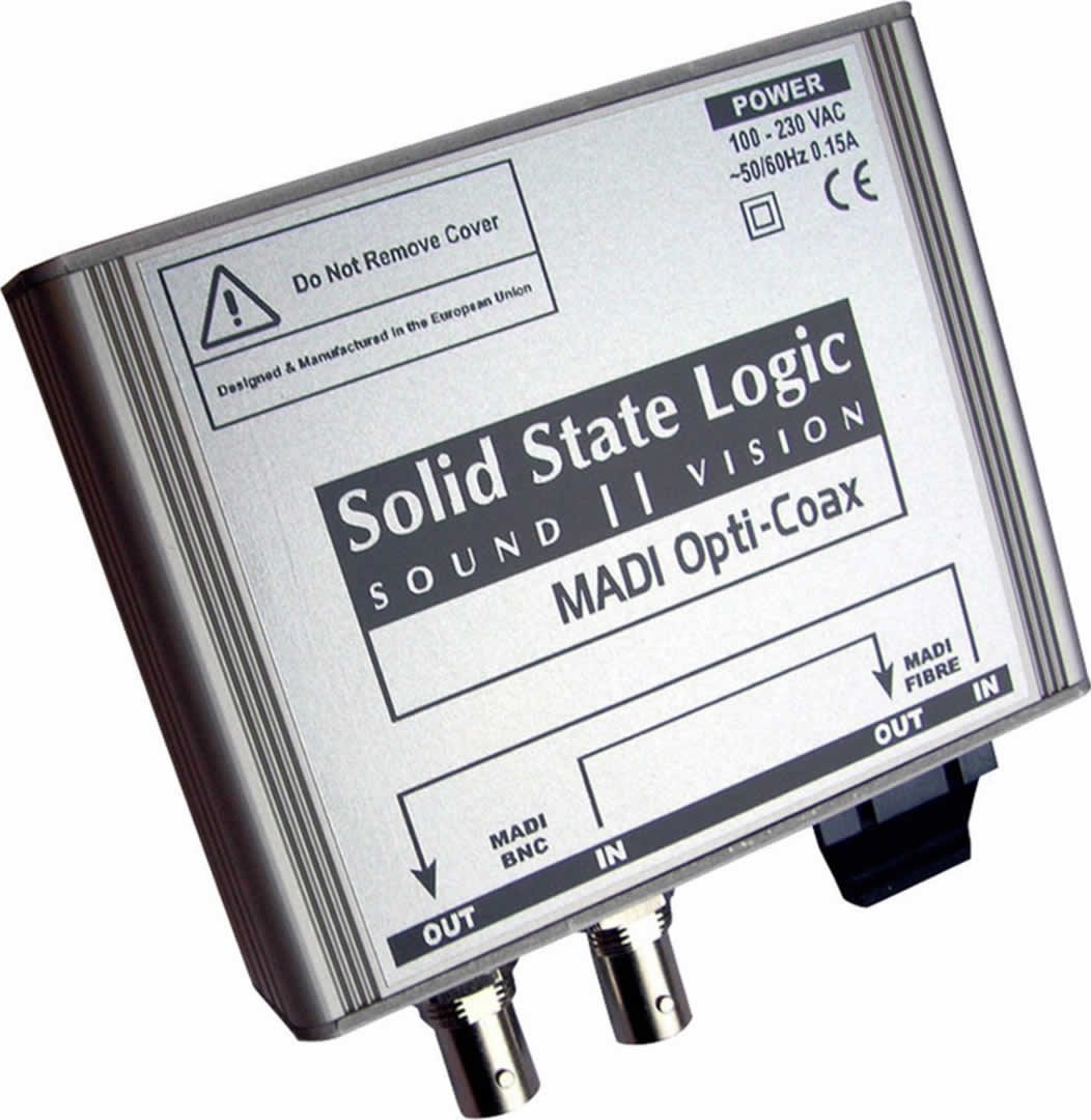 Visuel Fiche complète : Solid State Logic MADI OptiCoax